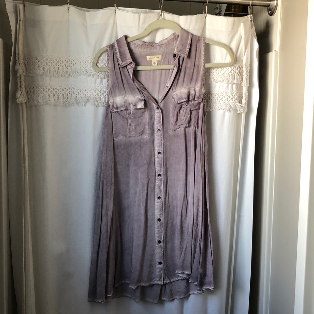 Silence and noise purple dress, size S